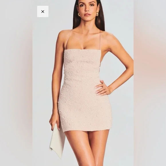 Retrofete mini pearl dress with tags SMALL - Picture 1 of 6